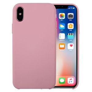 Liquid Silicone case for iPhone X - Pink
