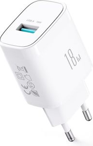 Joyroom JR-TF4 18W USB-A Väggladdare – Vit