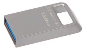 Kingston DTMicro USB 3.1/3.0 minne, 128GB