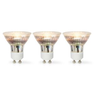 Nedis LED-lampa GU10, 4,5W, 3-pack - Transparent