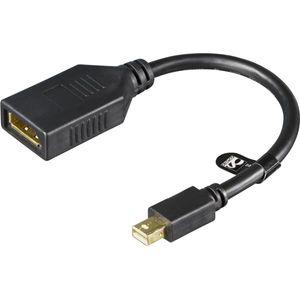 Deltaco 20 pin Mini DisplayPort/ DisplayPort -kaapeli 0,2 m - Valkoinen
