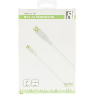 DELTACO USB 2.0 cable Typ A ha - Typ Micro B ha, 5-pin, 1m