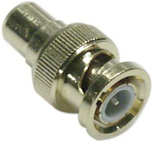 Adapter RCA fe to BNC ma, kullattu