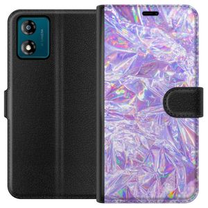 Motorola Moto E13 Musta Lompakkokotelo Glitter
