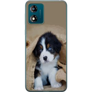 Motorola Moto E13 Transparent Mobilskal Valp