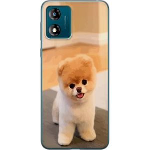 Motorola Moto E13 Transparent Mobilskal Söt Valp