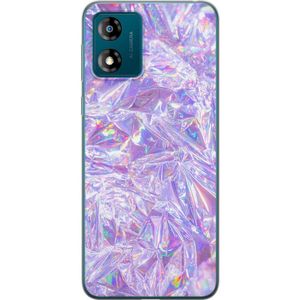 Motorola Moto E13 Transparent Mobilskal Glitter