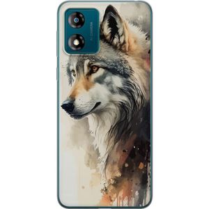 Motorola Moto E13 Läpinäkyvä Puhelinkotelo Varg