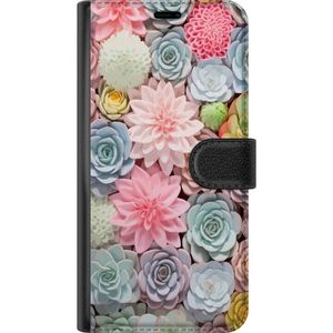 Motorola Moto E14 Sort Lommebokdeksel Växter