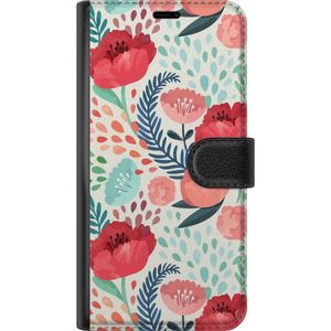 Motorola Moto E14 Sort Lommebokdeksel Flora