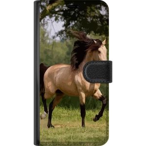 Motorola Moto E14 Svart Plånboksfodral Häst