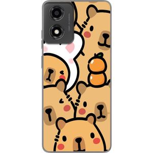 Motorola Moto E14 Läpinäkyvä Puhelinkotelo Kapivara