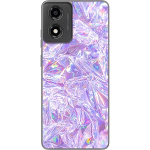 Motorola Moto E14 Läpinäkyvä Puhelinkotelo Glitter