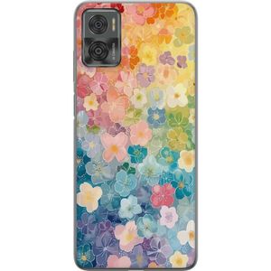 Motorola Moto E22i Gjennomsiktig Telefondeksel Miniatyrblommor