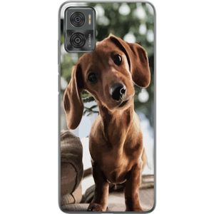 Motorola Moto E22i Transparent Mobilskal Ung Hund