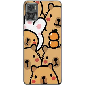 Motorola Moto E22i Transparent Mobilskal Kapivara