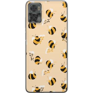 Motorola Moto E22i Gjennomsiktig Telefondeksel Humlor