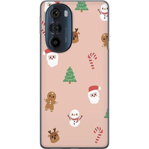 Motorola Edge 30 Pro Gjennomsiktig Telefondeksel Klassisk Julfest