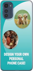 Suunnittele omat Motorola Moto E32s Läpinäkyvä kuori