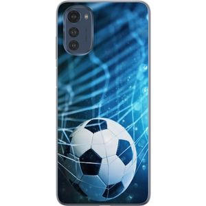 Motorola Moto E32s Transparent Mobilskal Fotboll