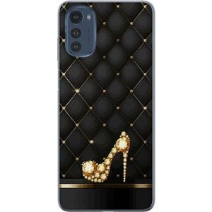 Motorola Moto E32s Transparent Mobilskal Lyxig Sko