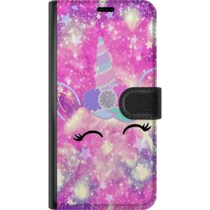 Motorola Edge 50 Ultra Sort Lommebokdeksel Glad Enhörning