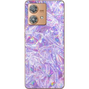 Motorola Edge 40 Neo Gjennomsiktig Telefondeksel Glitter