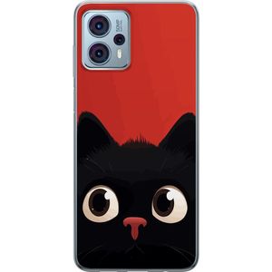 Motorola Moto G23 Läpinäkyvä Puhelinkotelo Busig Katt