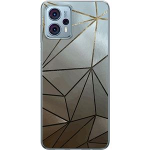 Motorola Moto G23 Transparent Mobilskal Mönster Rosé