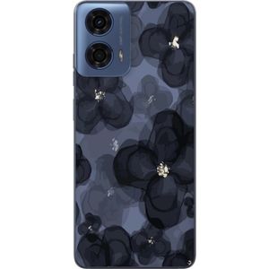 Motorola Moto G24 Gjennomsiktig Telefondeksel Blomsteräng