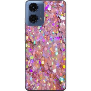 Motorola Moto G24 Gjennomsiktig Telefondeksel Glitter
