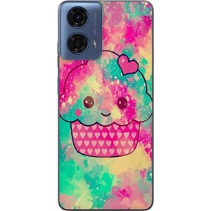 Motorola Moto G24 Gjennomsiktig Telefondeksel Cupcake