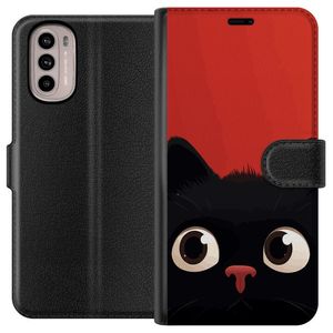 Motorola Moto G31 Sort Tegnebogsetui Busig Katt