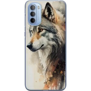 Motorola Moto G31 Transparent Mobilskal Varg