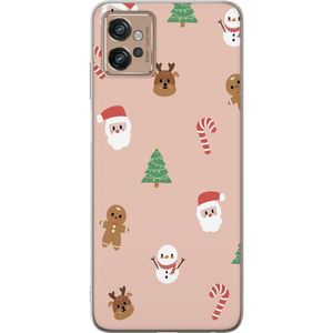 Motorola Moto G32 Transparent Mobilskal Klassisk Julfest
