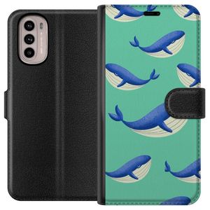 Motorola Moto G41 Svart Plånboksfodral Valar