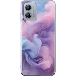 Motorola Moto G53 Transparent Mobilskal Skyar