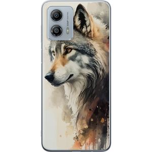 Motorola Moto G53 Transparent Mobilskal Varg