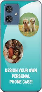 Design ditt eget Motorola Moto G54 Gjennomsiktig deksel