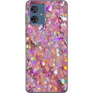 Motorola Moto G54 Läpinäkyvä Puhelinkotelo Glitter