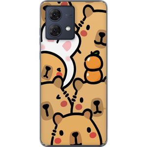 Motorola Moto G84 Transparent Mobilskal Kapivara