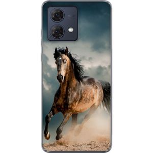 Motorola Moto G84 Transparent Mobilskal Springande Häst