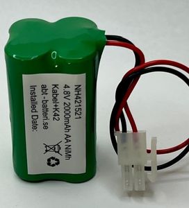 Nimh batteripaket 4,8V 2000mAh AA Std 2-staket K42+LÅ NH421521