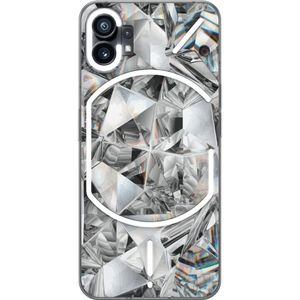 Nothing Phone (1) Transparent Mobilskal Kristaller