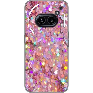 Nothing Phone (2a) Transparent Mobilskal Glitter