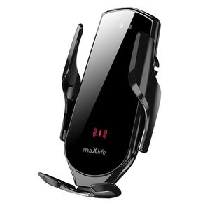 Maxlife MXCH-08 telefonhållare för luftventil – svart med trådlös laddning 15W