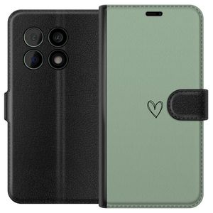 OnePlus 10 Pro Sort Lommebokdeksel Hjärta