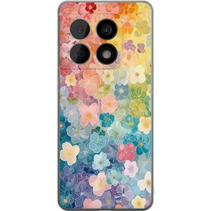 OnePlus 10 Pro Transparent Mobilskal Miniatyrblommor
