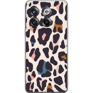 OnePlus 10T Transparent Mobilskal Leopardmönster
