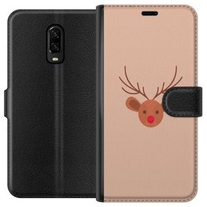 OnePlus 6T Sort Tegnebogsetui Ren Julkänsla